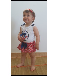 Conjunto bebé niña ancla...