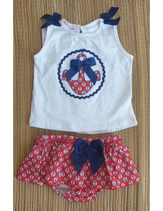 Conjunto bebé niña ancla... 2