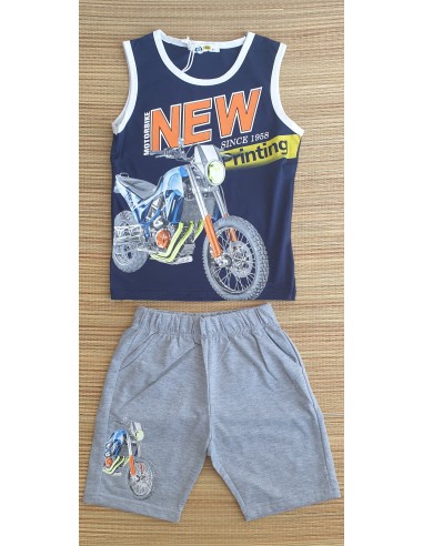 Conjunto niño moto