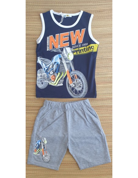 Conjunto niño moto