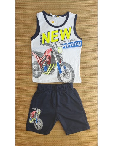 Conjunto niño moto